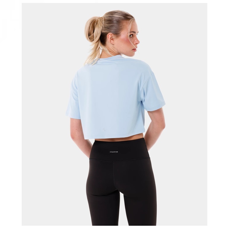 CARPATREE KOSZULKA ACTIVE CROP BLUE