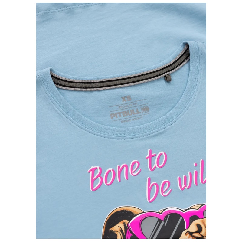 PIT BULL KOSZULKA DAMSKA SUNGLASSES DOG MINT