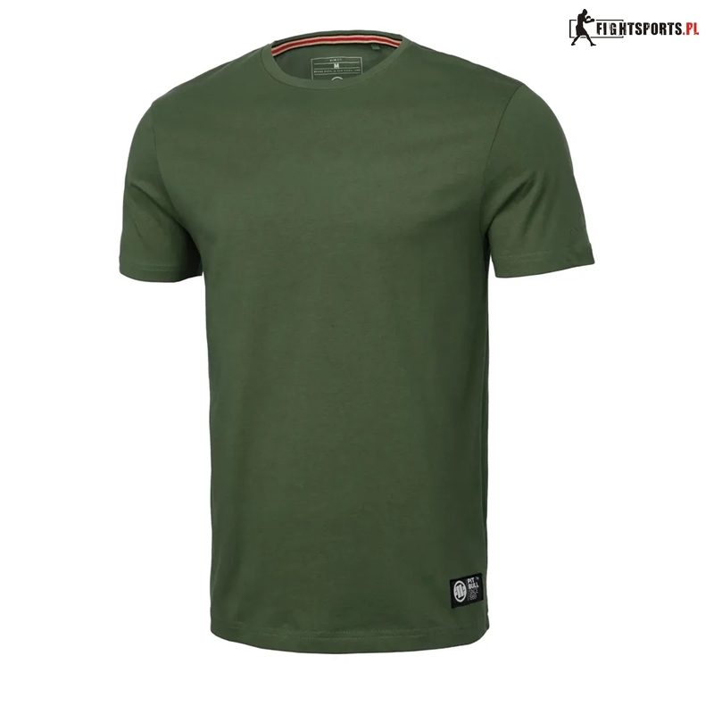 PIT BULL KOSZULKA NO LOGO SLIM FIT OLIVE