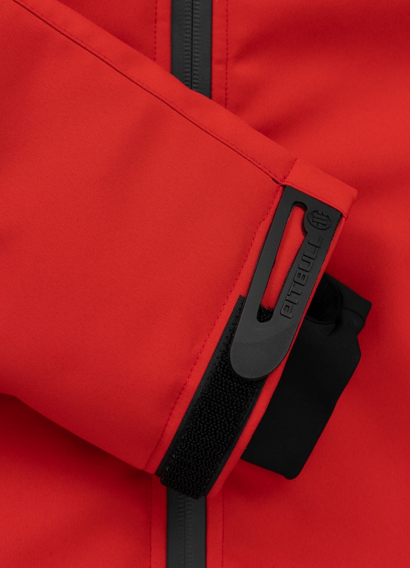 PIT BULL KURTKA SOFTSHELL ROCKFISH FLUO RED