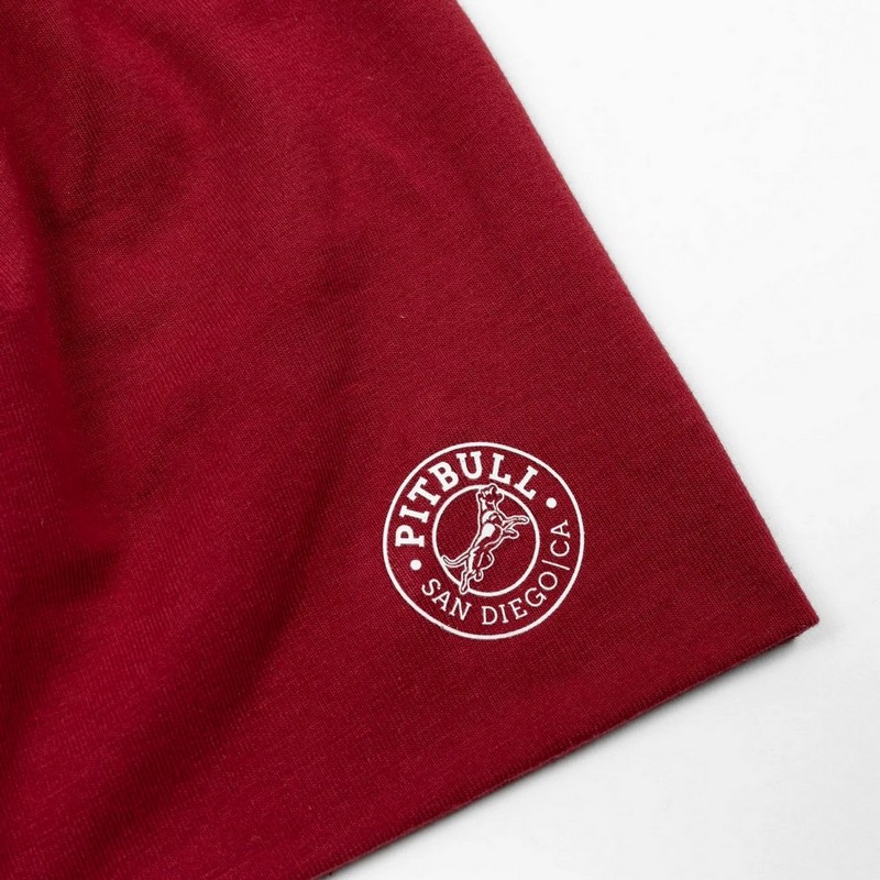 PIT BULL CZAPKA CIENKA SAN DIEGO CA BURGUNDY