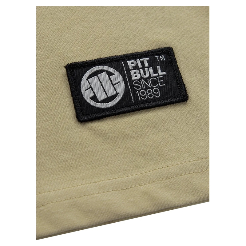 PIT BULL KOSZULKA NO LOGO SLIM FIT SAND