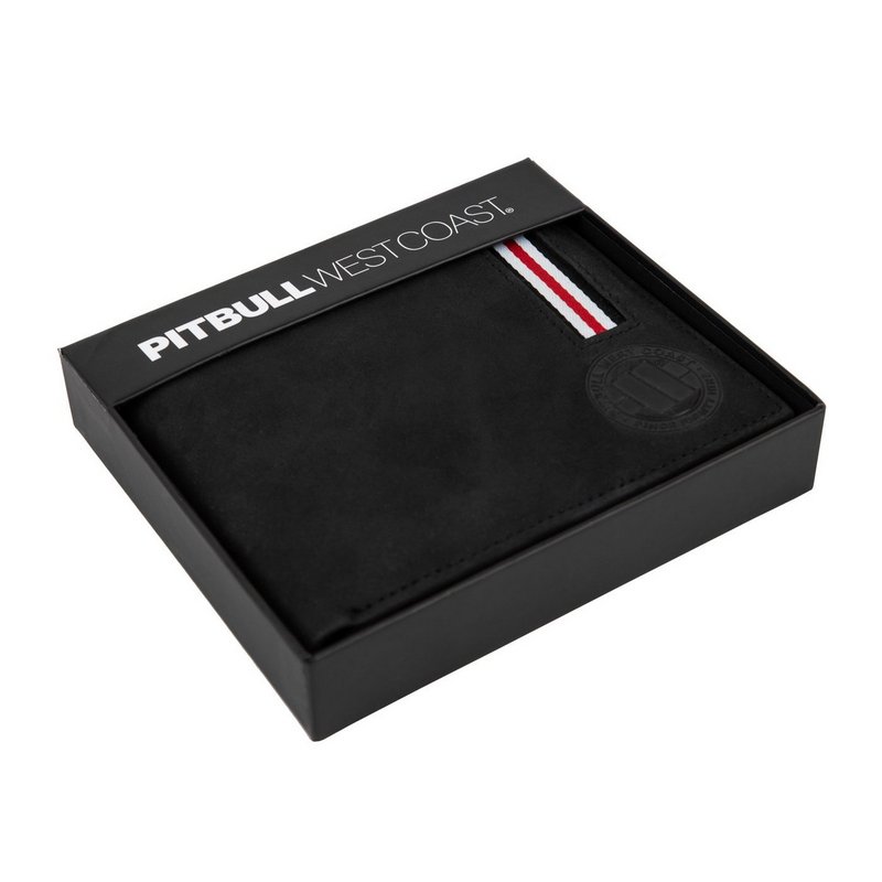 PIT BULL PORTFEL SKÓRZANY LIN WOOD BLACK