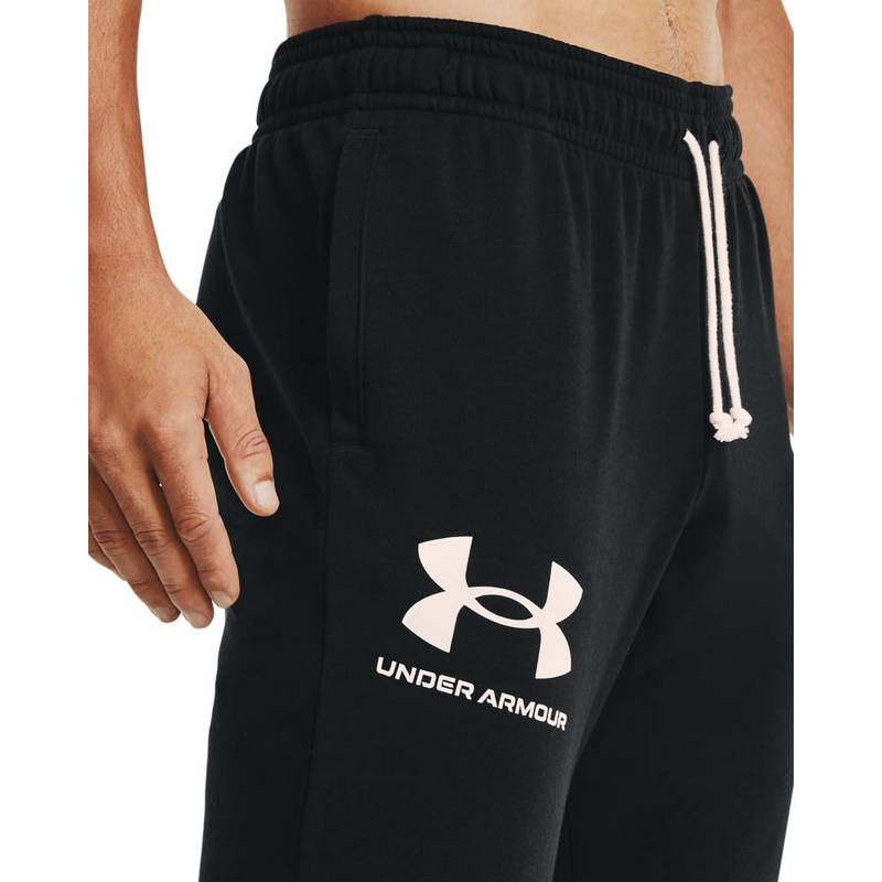 UNDER ARMOUR SPODNIE DRESOWE RIVAL TERRY JOGGER 001