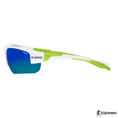 OPC OKULARY PRZECIWSŁONECZNE PRO BIKE 01 WHITE GREEN BLUE REVO