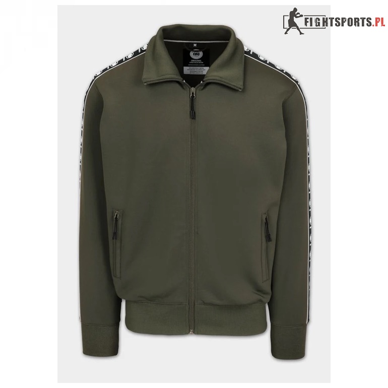 PIT BULL BLUZA POWERS BEZ KAPTURA ROZPINANA OLD GREEN