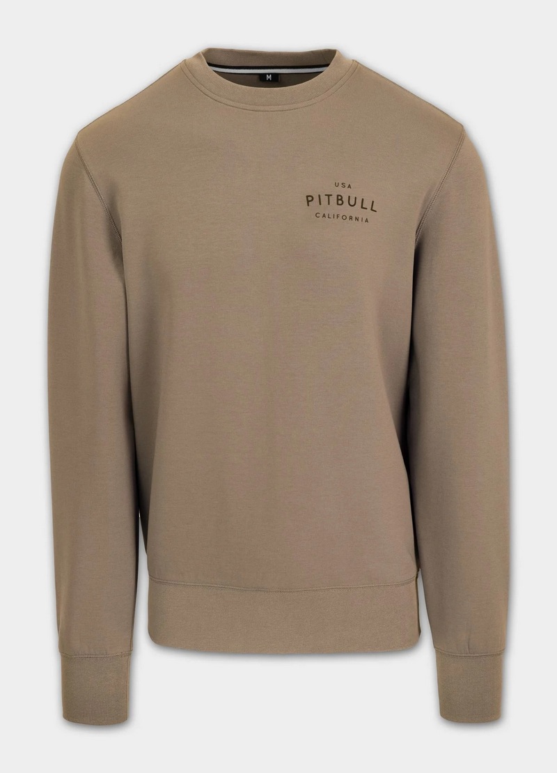 PIT BULL BLUZA CREWNECK SAMPSON PALE SAND