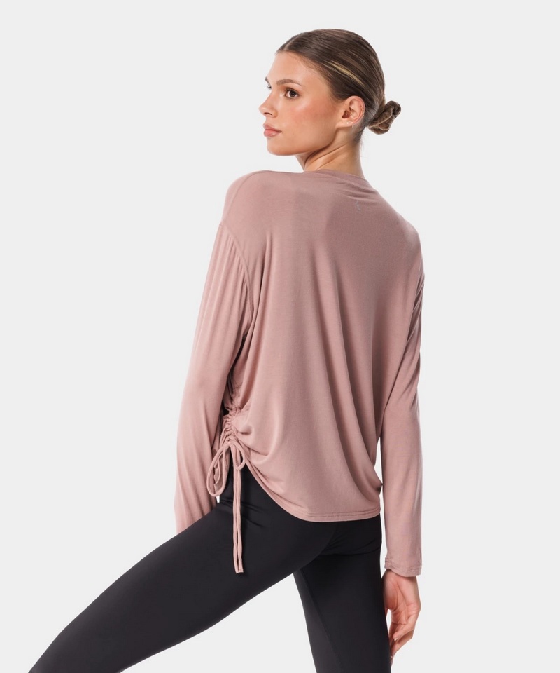 CARPATREE LONGSLEEVE RUCHING BEIGE