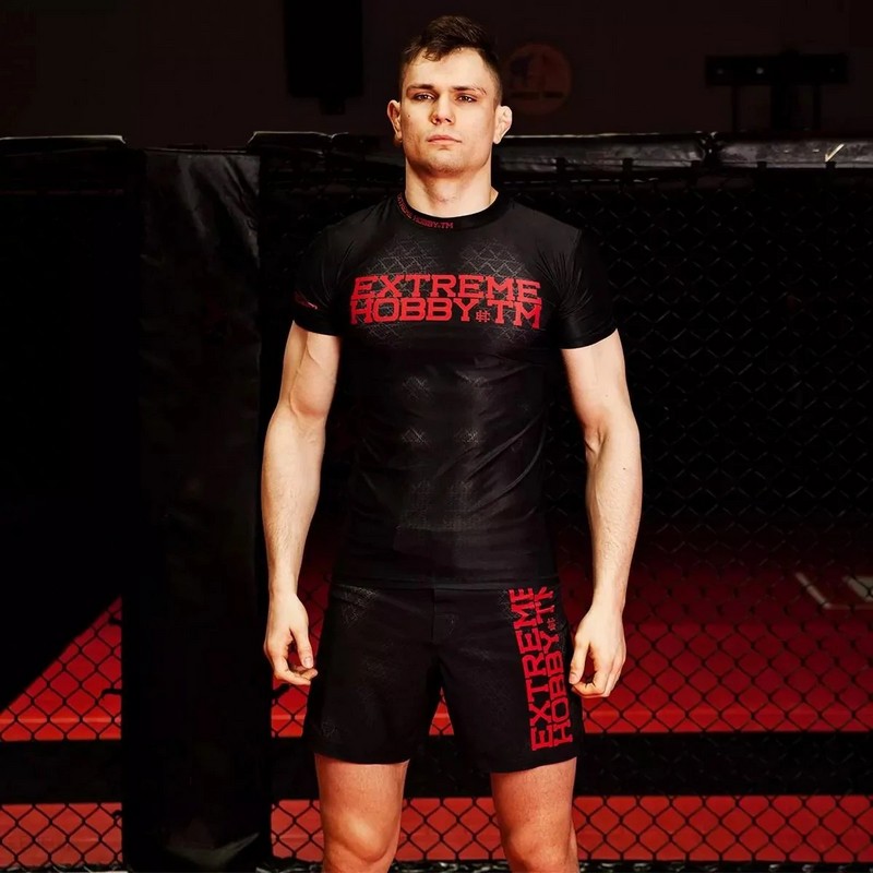 EXTREME HOBBY KOSZULKA RASHGUARD BLACK ARMOUR