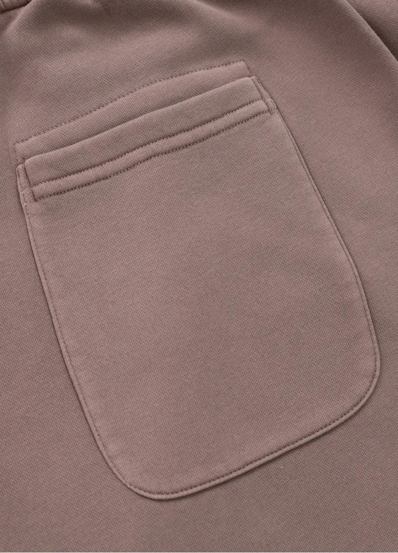 PIT BULL SZORTY LANCASTER WASHED BURGUNDY