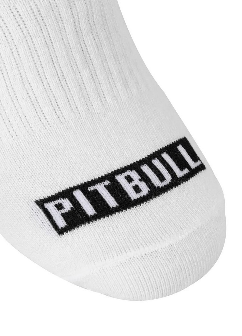 PIT BULL SKARPETKI HIGH ANKLE THIN WHITE
