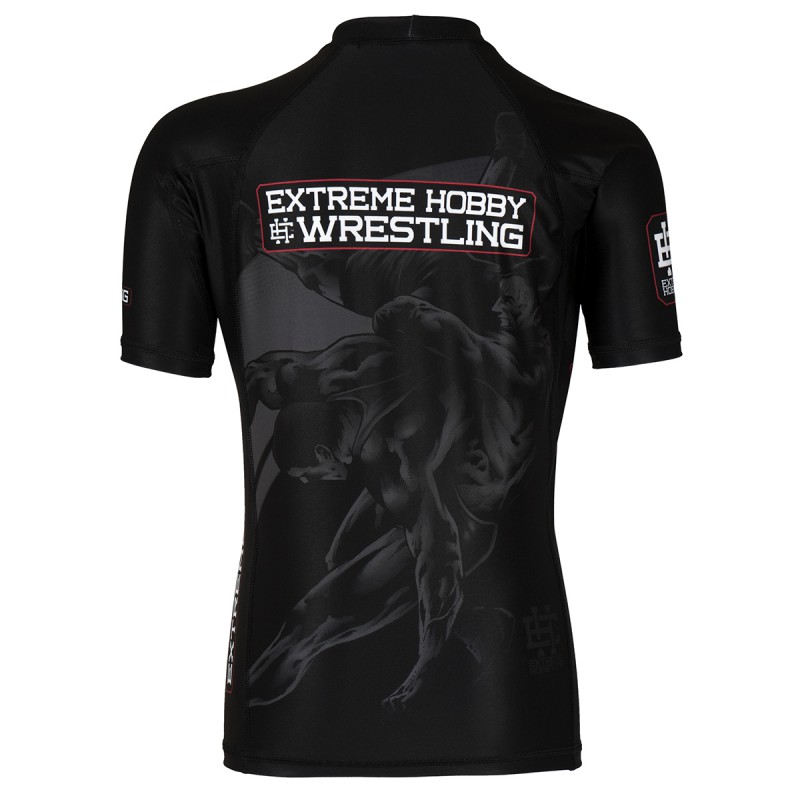EXTREME HOBBY RASHGUARD KOSZULKA KIDS WRESTLING BLACK
