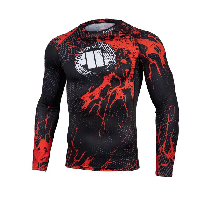 PIT BULL LONGSLEEVE RASHGUARD BLOOD DOG