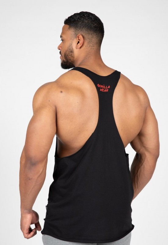 GORILLA WEAR TANK TOP MELROSE STRINGER BLACK