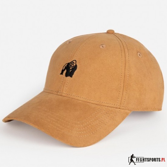 GORILLA WEAR CZAPKA Z DASZKIEM CODY SUEDE BEIGE