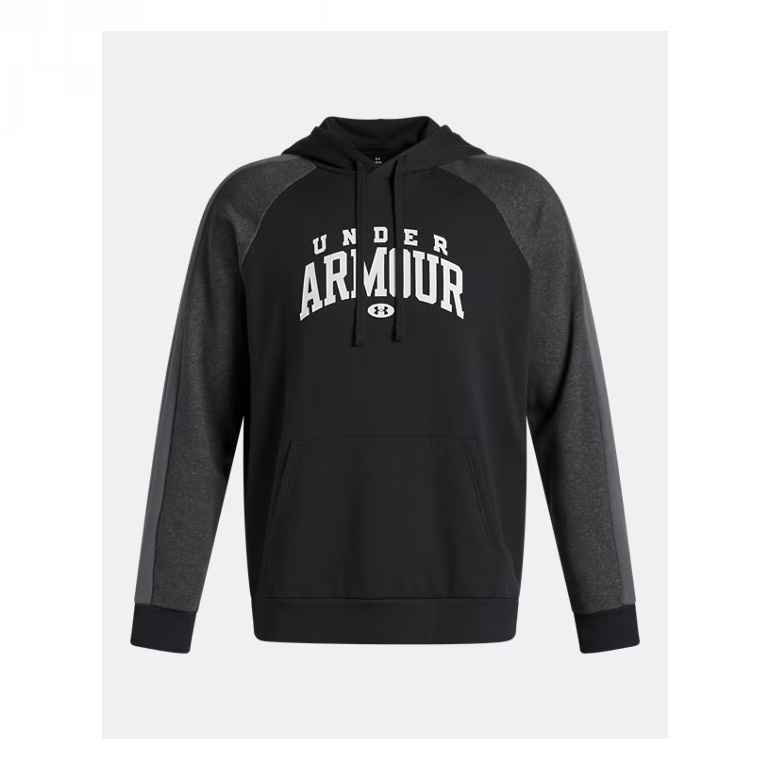 UNDER ARMOUR BLUZA Z KAPTUREM RIVAL FLEECE COLORBLOCK 001