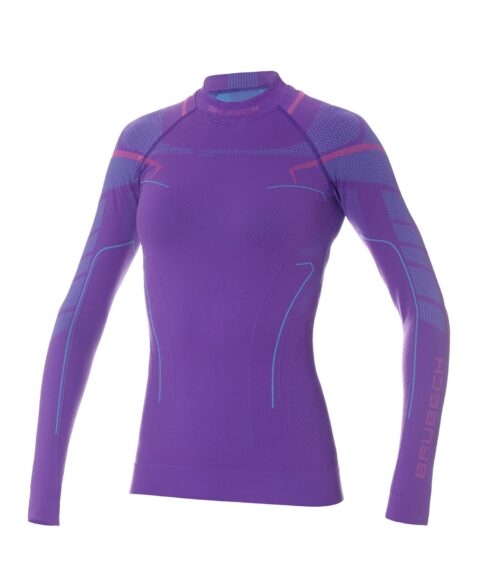 BRUBECK BLUZA THERMO LS13100 LAWENDA