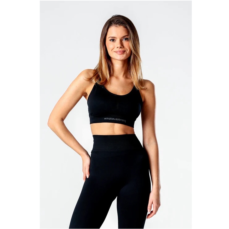 MAKE US STRONG LEGGINSY GEORGIA PUSH UP PRO BLACK