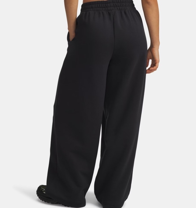 UNDER ARMOUR SPODNIE DRESOWE DAMSKIE PROSTA NOGAWKA SCRIPT RIVAL FLEECE