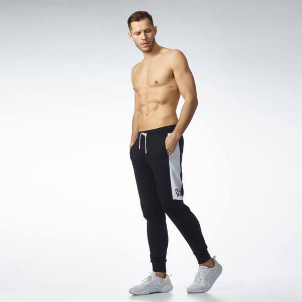 OLIMP SPODNIE DRESOWE PANTS BLACK & WHITE