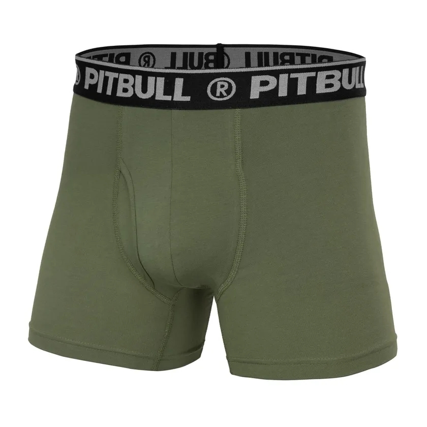PIT BULL BOKSERKI 3 PACK CASUAL FLY OLIVE/D.NAVY/BLACK
