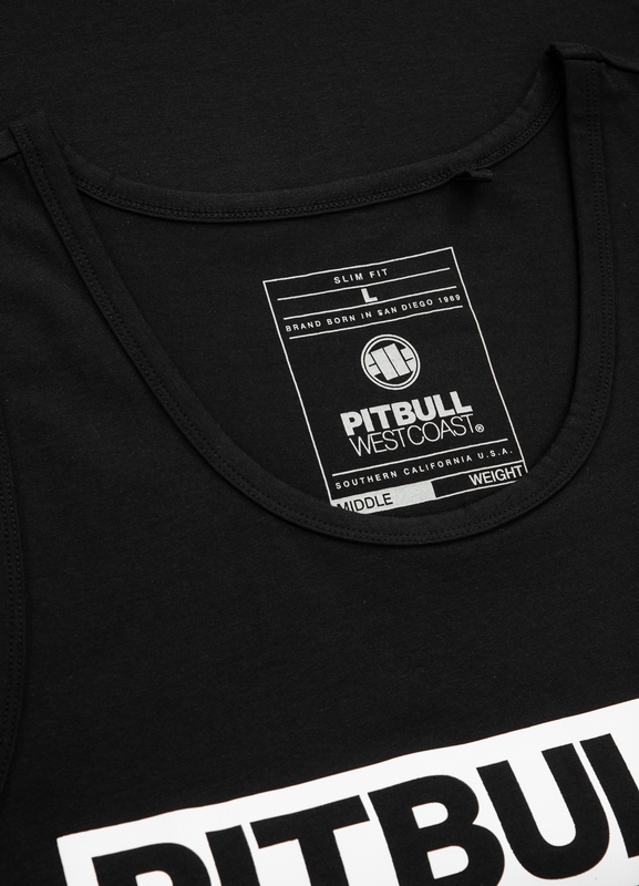 PIT BULL TANK TOP HILLTOP BLACK