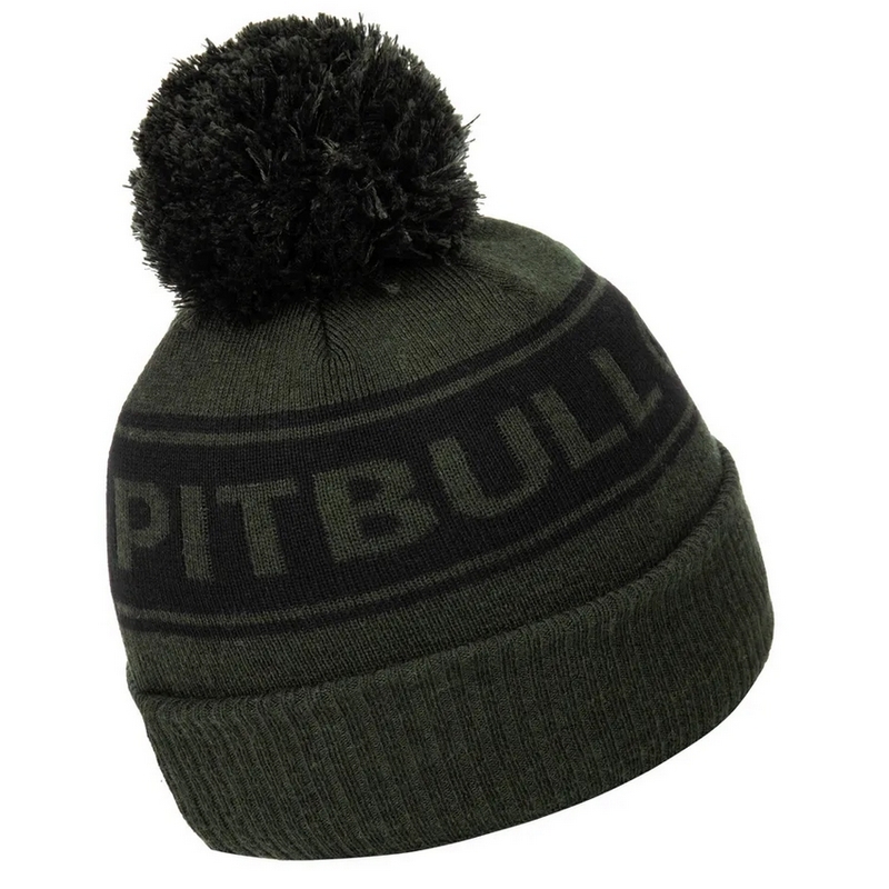 PIT BULL CZAPKA ZIMOWA BEANIE VERMEL OLIVE/BLACK