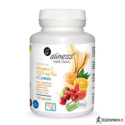 ALINESS WITAMINA C 1000mg PLUS Z CYNKIEM 100kaps