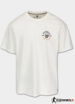 PIT BULL KOSZULKA SKULL LOGO WHITE