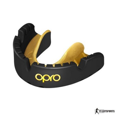 OPRO OCHRANIACZ SZCZĘKI NA APARAT GOLD BRACES - BLACK