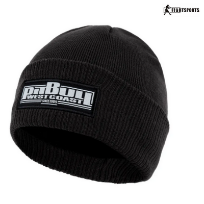 PIT BULL CZAPKA ZIMOWA BEANIE ONE TONE BOXING BLACK