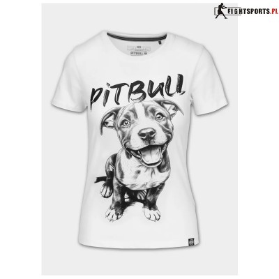 PIT BULL KOSZULKA DAMSKA PUPPY BIAŁA