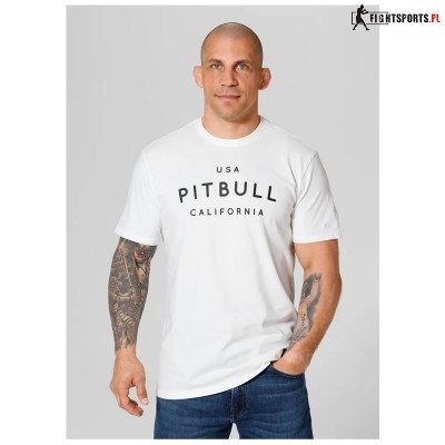 PIT BULL KOSZULKA USA CAL OFF WHITE BIAŁA