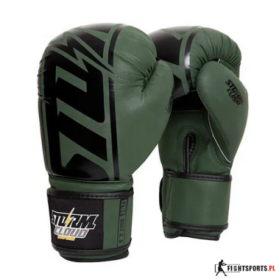 STORMCLOUD RĘKAWICE BOKSERSKIE BOLT 2.0 ZIELONE/CZARNE