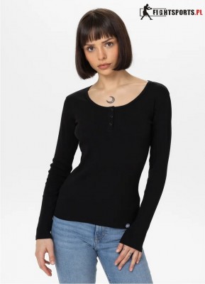 PIT BULL LONGSLEEVE RIB BLACK