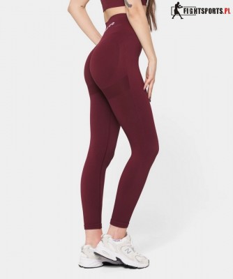 CARPATREE LEGGINSY BEZSZWOWE ALLURE MERLOT RED