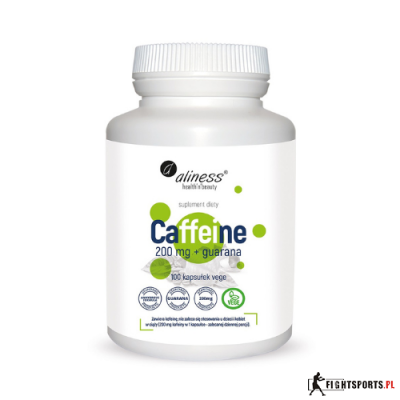 ALINESS CAFFEINE 200mg + GUARANA 100 kapsułek