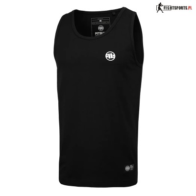 PIT BULL TANK TOP SMALL LOGO BLACK