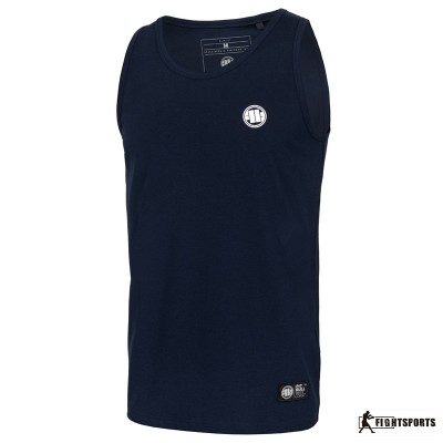 PIT BULL TANK TOP SMALL LOGO NAVY