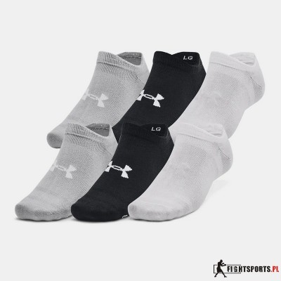 UNDER ARMOUR SKARPETKI ESSENTIAL NO SHOW LIGHTWEIGHT 002