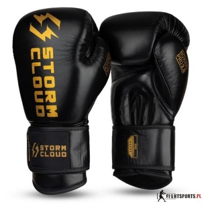STORMCLOUD RĘKAWICE BOKSERSKIE BOXING PRO 2.0 CZARNE/ZŁOTE