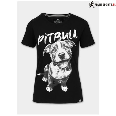 PIT BULL KOSZULKA DAMSKA PUPPY CZARNA