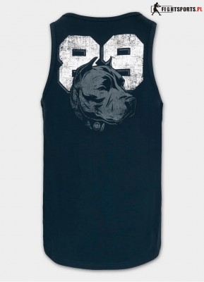 PIT BULL TANK TOP DOG 89 NAVY