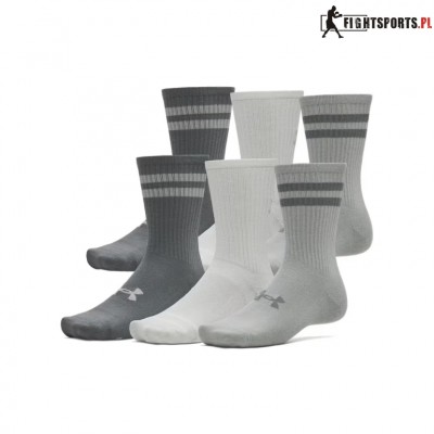UNDER ARMOUR SKARPETKI ESSENTIAL 6 PACK 069